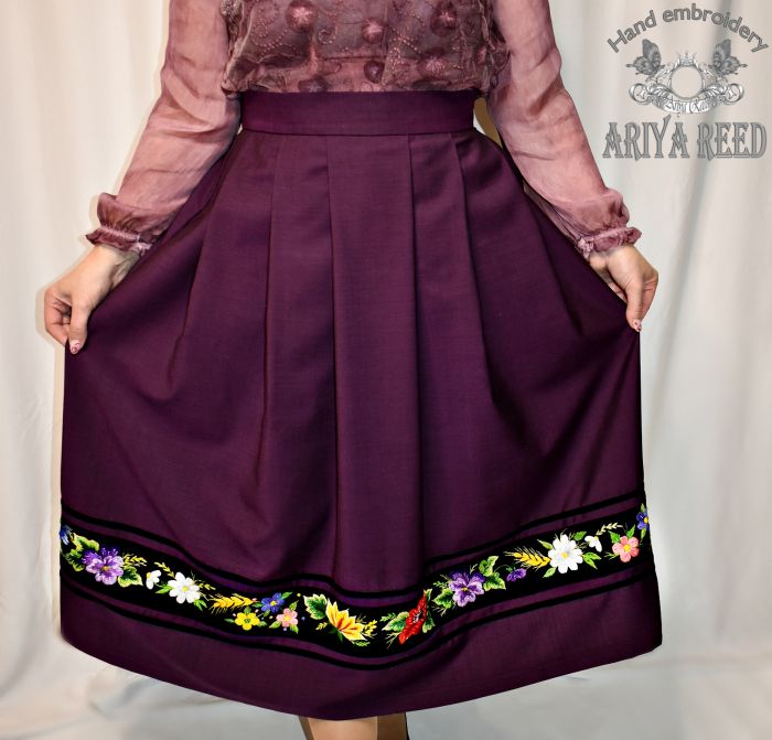 Skirt - "Floral motifs"