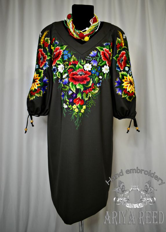 Ethno dress "Wildflowers"