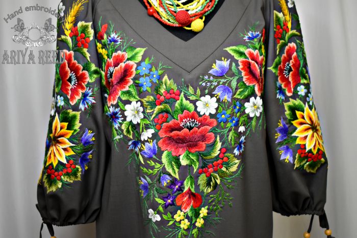 Ethno dress "Wildflowers"