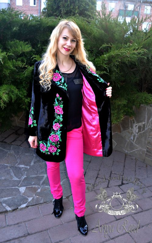Coat  - "Crimson glow"