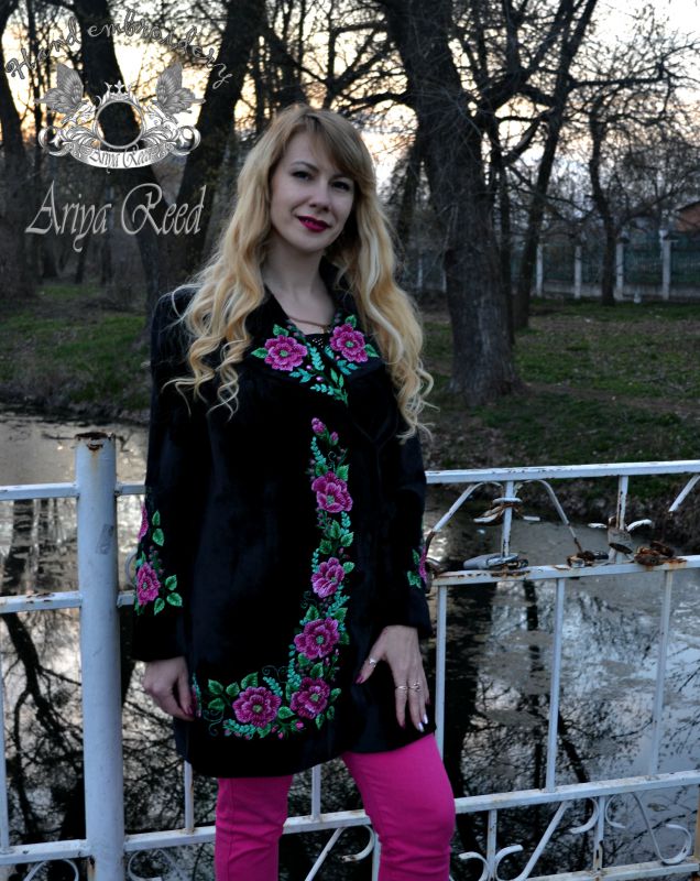 Coat  - "Crimson glow"