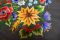 Ethno dress "Wildflowers"