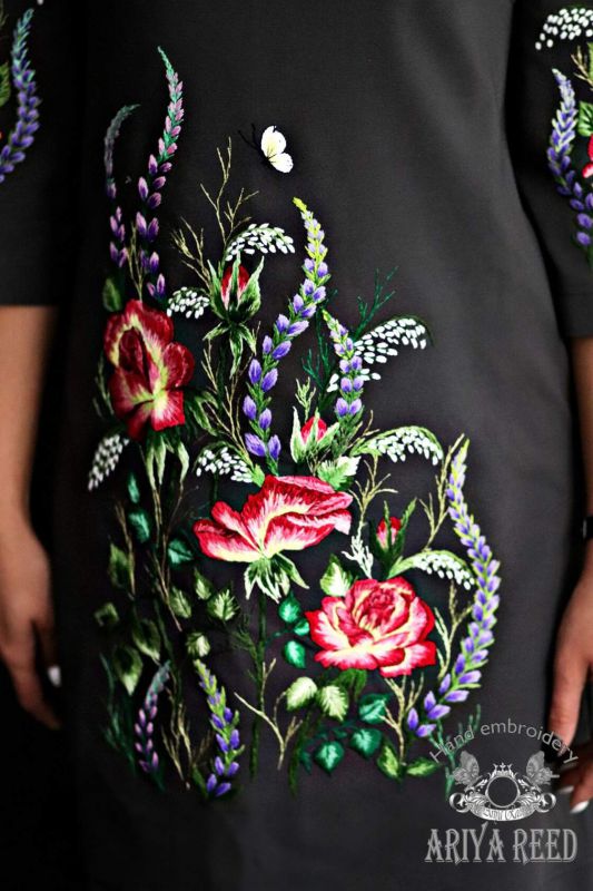 Dress "Roses and lavender"