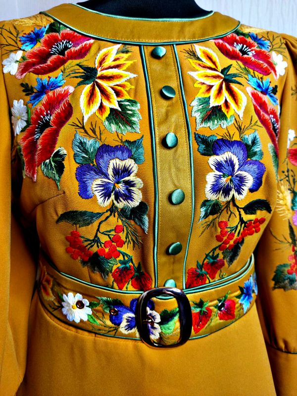 Dress "field bouquet"