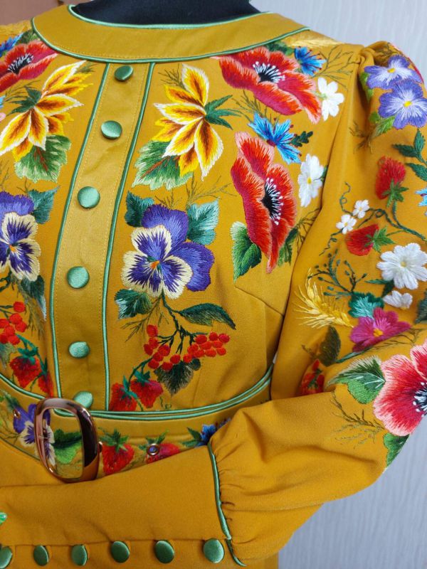 Dress "field bouquet"