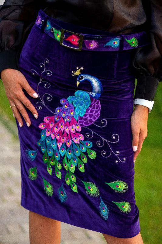 Skirt - "Bird of Paradise"