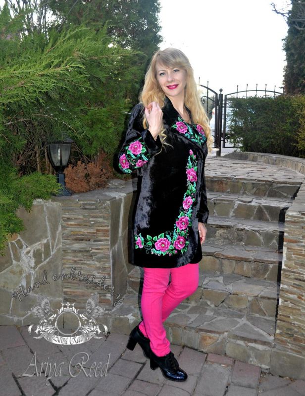 Coat  - "Crimson glow"