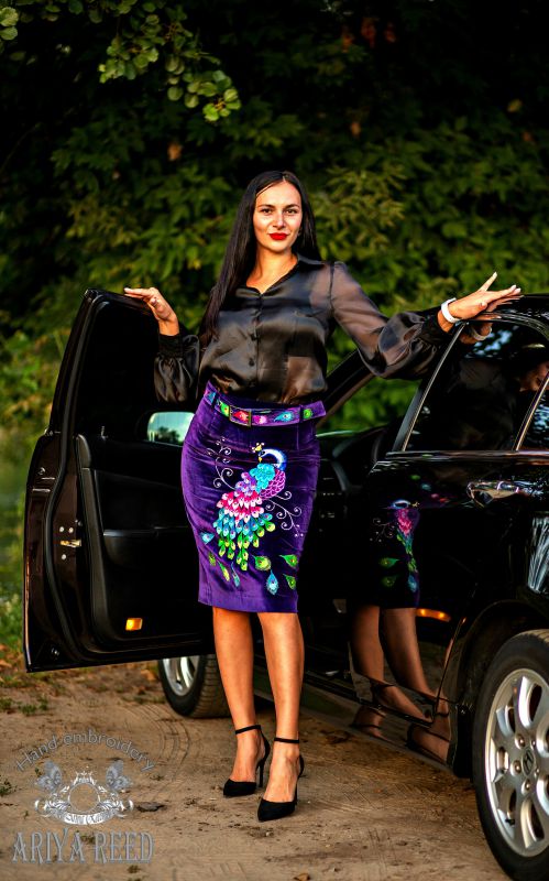 Skirt - "Bird of Paradise"