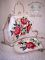 Bag and case "Roses and lavender"