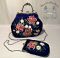 Bag and case "lilies and daisies"