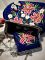 Bag and case "lilies and daisies"