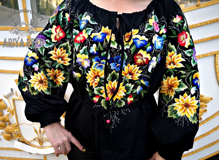 Blouse "Colors of autumn"