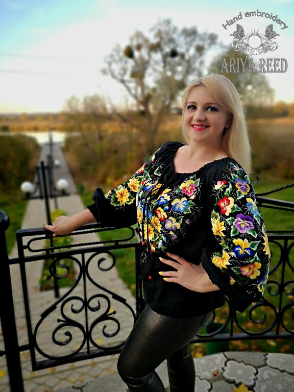 Blouse "Colors of autumn"