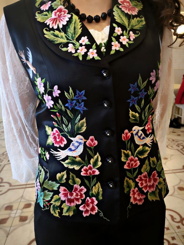 Ethno vest "Song of the Nightingale"