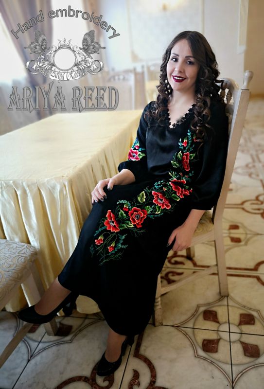 Dress "luxury poppies"