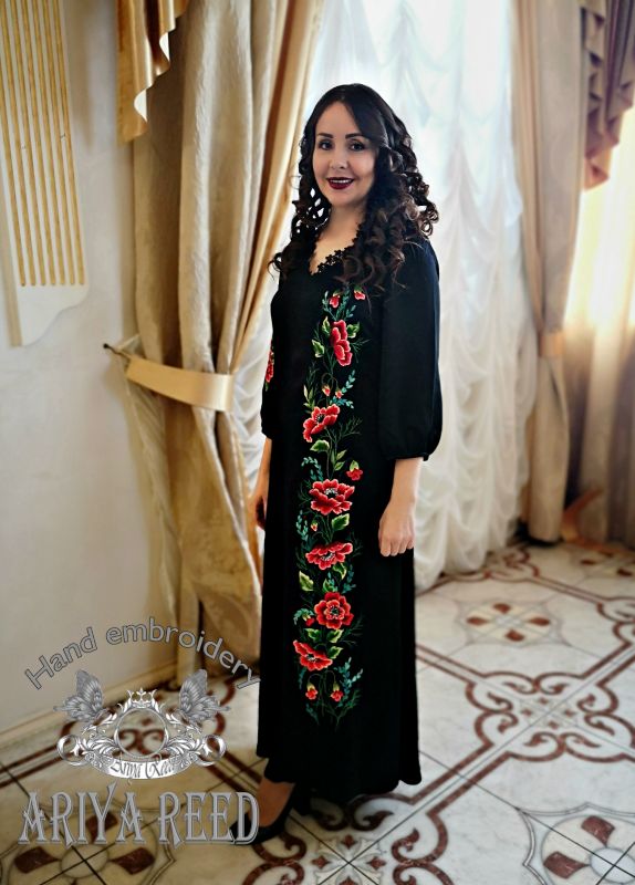 Dress "luxury poppies"