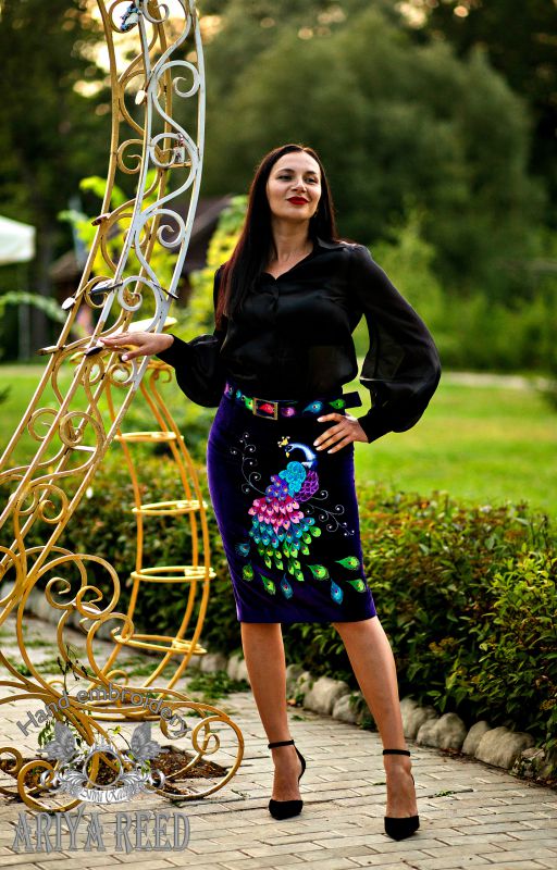 Skirt - "Bird of Paradise"