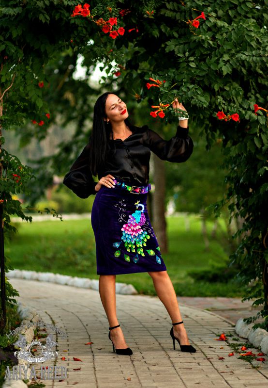 Skirt - "Bird of Paradise"