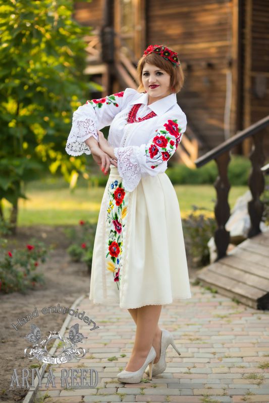 Blouse "Poppies"