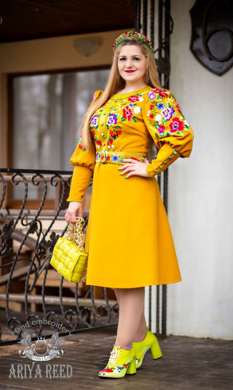 Dress "field bouquet"