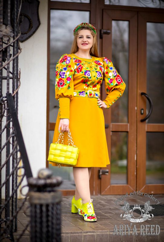Dress "field bouquet"