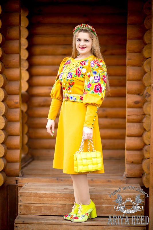 Dress "field bouquet"